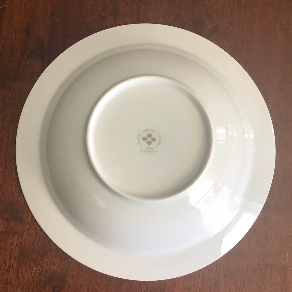 Four Crown China Floral Rimmed Bowl